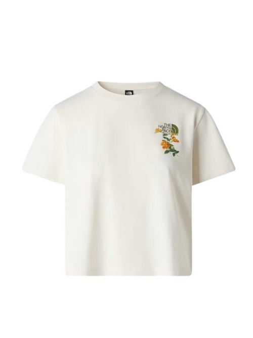 w flora embro regular short sleeve tee-g THE NORTH FACE | NF0A8G9QQLI1.QLI1
